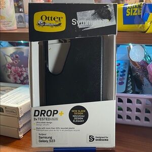 OtterBox Symmetry Series Black Case for Samsung Galaxy S23